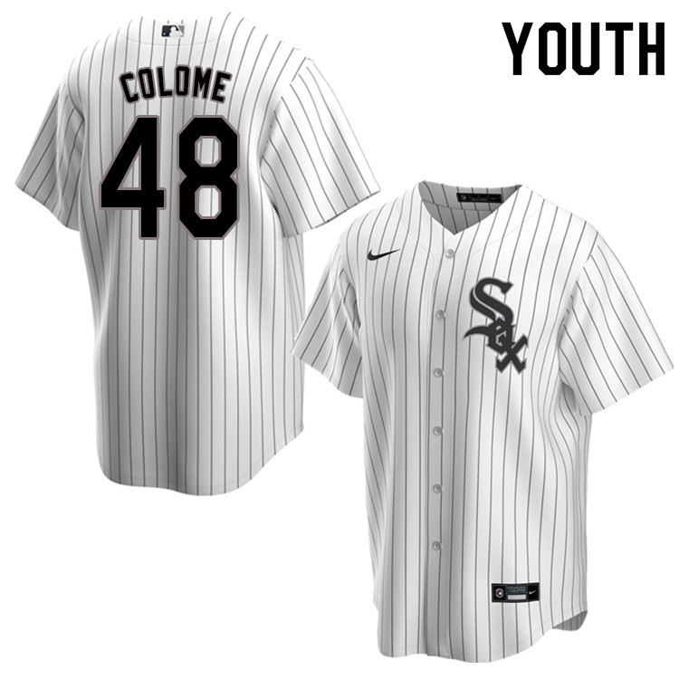 Nike Youth #48 Alex Colome Chicago White Sox Baseball Jerseys Sale-Pinstripe
